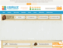 Tablet Screenshot of insolitviatges.com